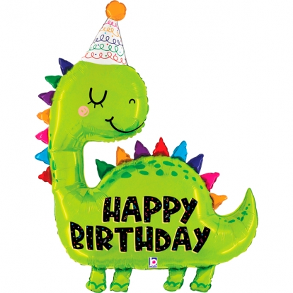 Фольгированный шар "Dino Birthday" (132 см)