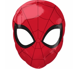 Фольгированный шар "Маска Человека-паука" (30 х 43 см)