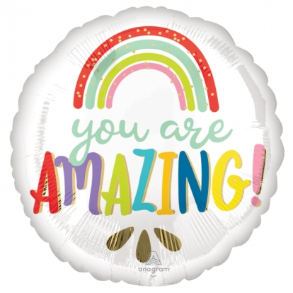 Фольгированный шар "You are amazing" (43 см)