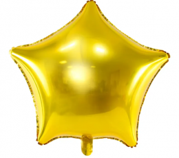Фольгированный шар "Золотая звезда" (48 cm)