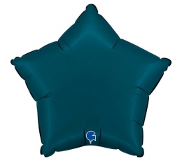 Фольгированный шар, звезда - темно синьего цвета (46 см)
