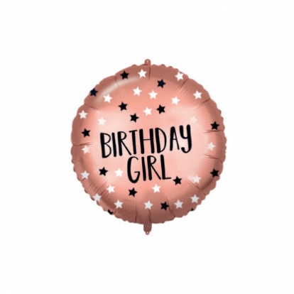 Фольгированный шарик "Birthday Girl" (46 см)