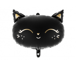 Фольгированный шарик  "Черная кошка" (48 x 36 см)