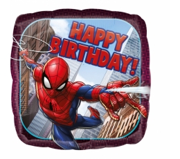 Фольгированный шарик "Spider Man-Happy birthday"