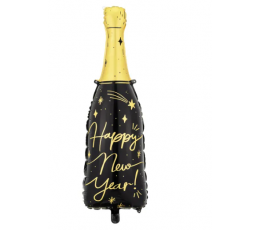 Фольгированный шарик в форме "Новогоднее шампанское" (39x98 см)