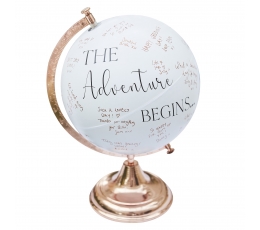 Гостевая книга - глобус  "The Adventure Begins"