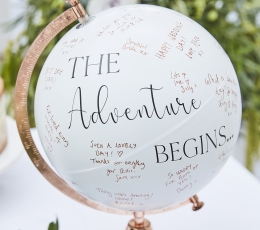 Гостевая книга - глобус  "The Adventure Begins" 1