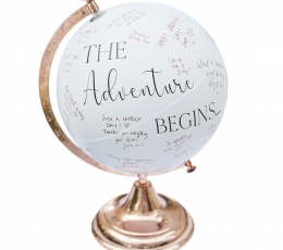 Гостевая книга - глобус  "The Adventure Begins"