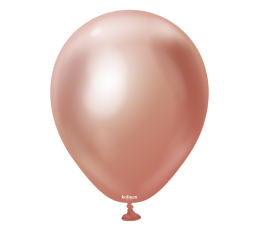 Хромированный шар, зеркало розовое золото (45 см/Калисан)