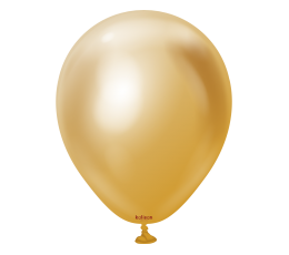 Хромированный воздушный шар, золото (45 см/Калисан)