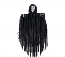 Интерактивное подвесное украшение "Скелет с черными ручками" (90 см)