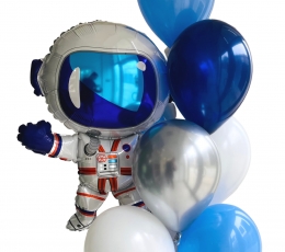  Композиция из воздушных шаров "Космонавт"