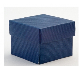 Коробка - Blu Scia прямоугольная / синяя (1 шт. / 120 * 120 * 150 мм.)