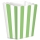 Коробочки для попкорна с зелеными полосками (5 шт.)