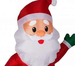 Надувной световой декор "Дед Мороз" (65x55x120 см / 3 светодиода) 1