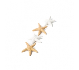 Наклейки 3D-украшения "Морская звезда" (6 шт. / 4,5 см)