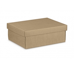 Подарочная коробка, с крышкой, крафт (30X23X11 cm)