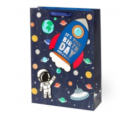 Подарочный пакет "Space" (31х43х11,5 см)