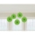 Подвесные декорации - вееры, салатового цвета (5 шт)