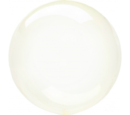 Резиновый шарик-clearz , прозрачный с желтым оттенком (40 см)