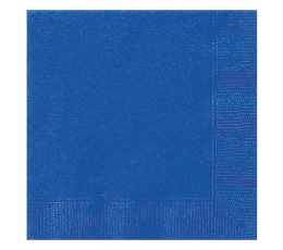 Салфетки, синие (20 шт./33x33 см)