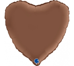 Шар из фольги "Шоколадное сердце" (46 см)