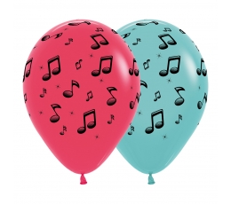 Воздушные шары "Музыкальные ноты" (25 шт./30 см)