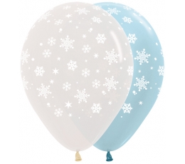 Воздушные шары "Снежинки" (25 шт./30 см)