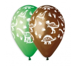 Воздушные шарики "Динозавры-Стрегозавры" (5 шт./30 см)