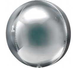 Воздушный фольгированный шар orbz-jumbo, серебро (53x53 см)