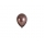 Воздушный шар, хром-коричневый (12 см/Sempertex)
