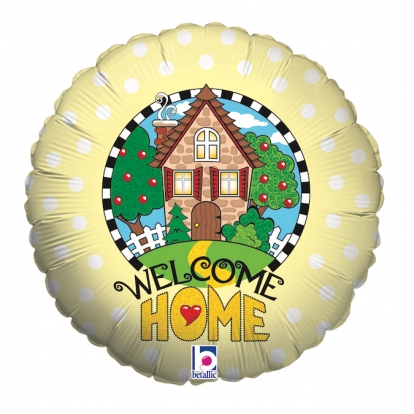 Воздушный шар из фольги "Welcome home" (46 см)