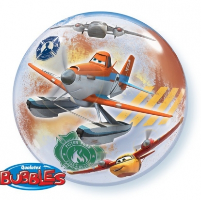 Balionas-bubble "Lėktuvai/Disney Wings" (56 cm)