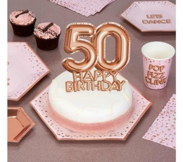 Torto dekoracija "50 Happy birthday" 1