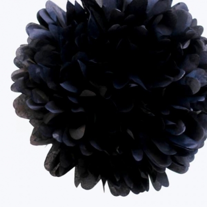 Dekoracija "Pūkuočiai"/juodi (2 vnt./30 cm)