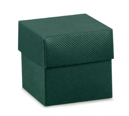 Dėžutė - kvadratinė / žalia (1 vnt./50x50x50 mm)