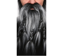 Dirbtiniai ūsai ir barzda "Vikingas"