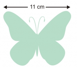 Drugeliai " Laimė - L"/ mėtinė (20 vnt.) 0