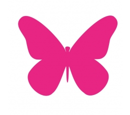 Drugeliai "Laimė XS"/ avietiniai (20 vnt.)