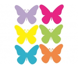 Drugeliai "Laimė XS"/MIX Tropical (20 vnt.)