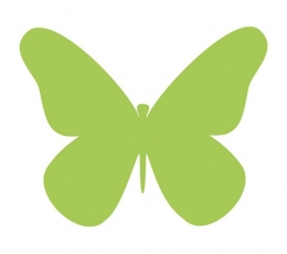 Liblikad "Õnn XS"/ salatiroheline (20 tk.)
