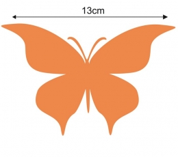 Drugeliai "Meilė L"/ oranžiniai (20 vnt.) 2