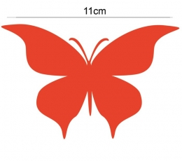 Drugeliai "Meilė M"/ raudoni (20 vnt.) 1