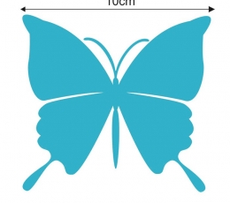 Drugeliai "Svajonė L"/ tamsiai žydri (20 vnt.) 1