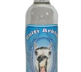 Etiketė buteliui "Balti arkliai"  0