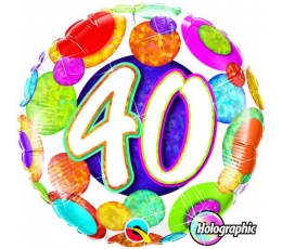 Фольгированный шарик "40" (46 см)