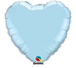 Фольгированный шарик "Голубое сердце" (91 см)