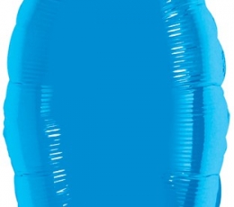 Folinis balionas "Mėlynas lapas" (63x29 cm.)