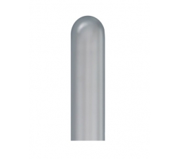 Modeliavimo balionai "CHROME" / sidabriniai (100vnt. Q260)