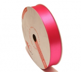 Juostelė tamsiai rožinė "Double satin" (45m./25mm.)